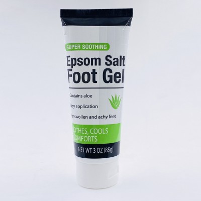 Foot care cream for swollen and achy feet with Aloe