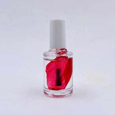 10ml Cuticle Oil with dry rose flower