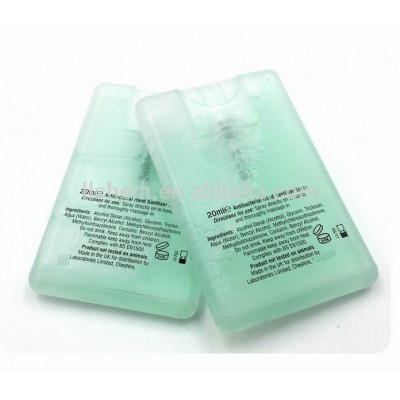 Toilet Credit Card Hand Sanitizer hand disinfectant gel